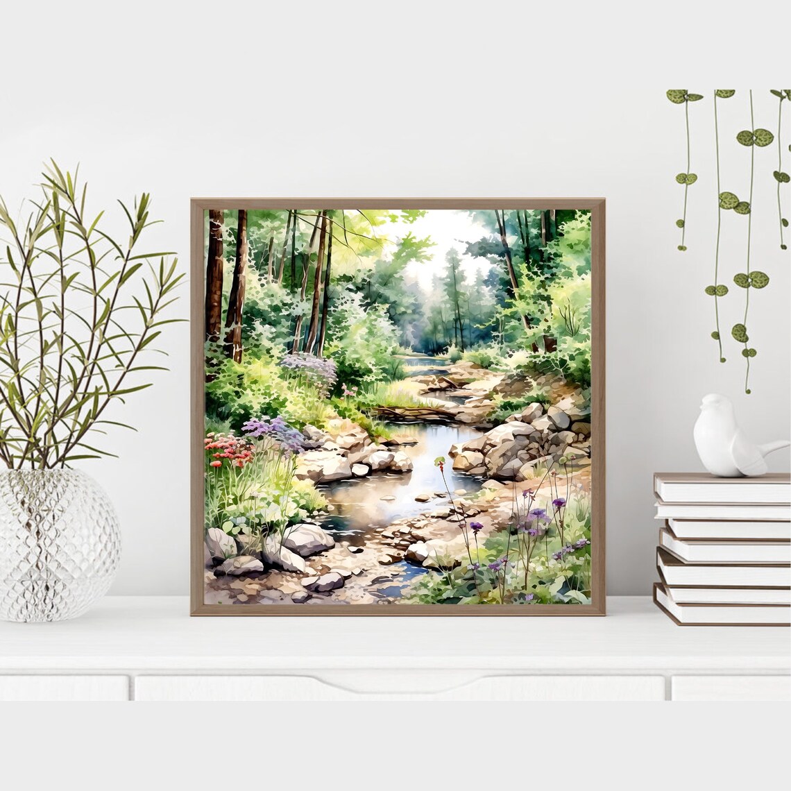 Forest River Nature Poster Print - Image 3