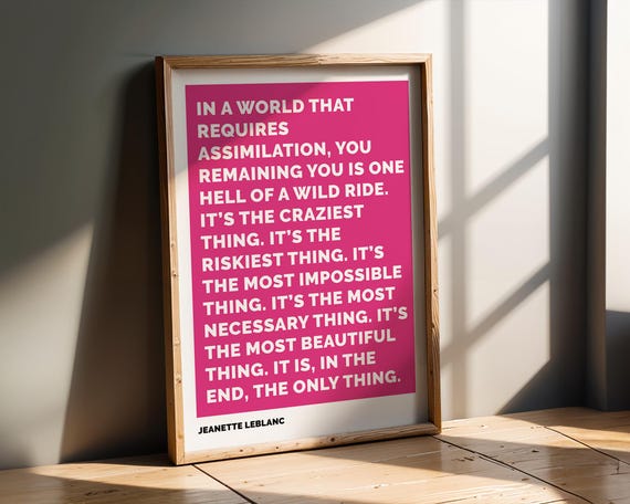 Female Empowerment Feminist Affirmation Art Print