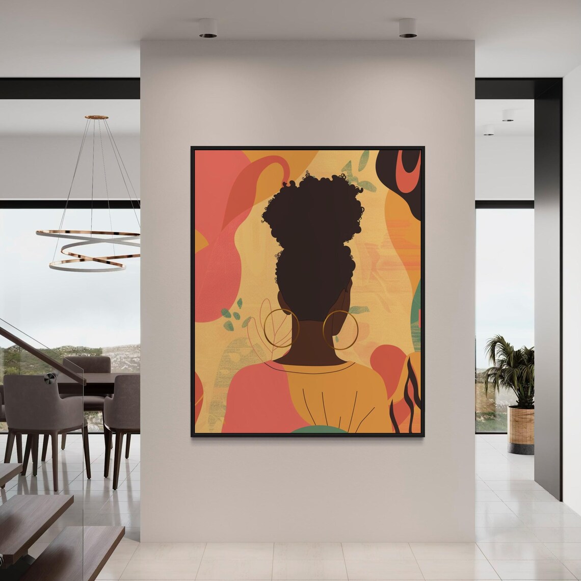 Bold African Woman, Afrocentric Black Excellence - Image 4