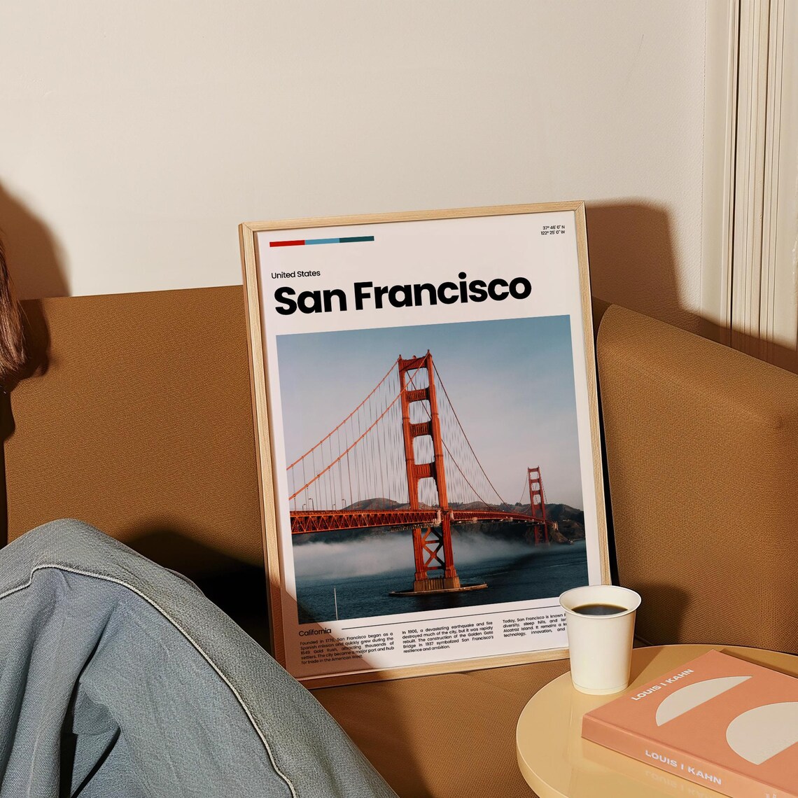 San Francisco Travel Poster San Francisco Poster San Francisco Photo Poster San Francisco Art Print United States Poster Travel Gift - Image 4