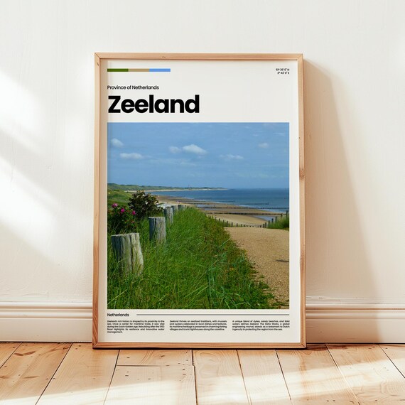 Zeeland Poster Print Photo Wall Art Netherlands Travel Gift