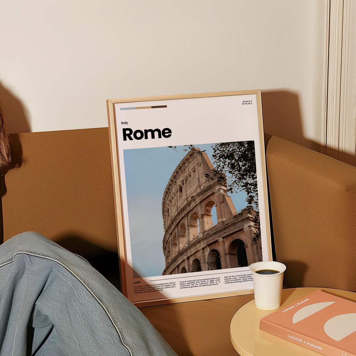 Rome Italy Colosseum Ancient Roman Landmark Travel Art Poster - Image 4