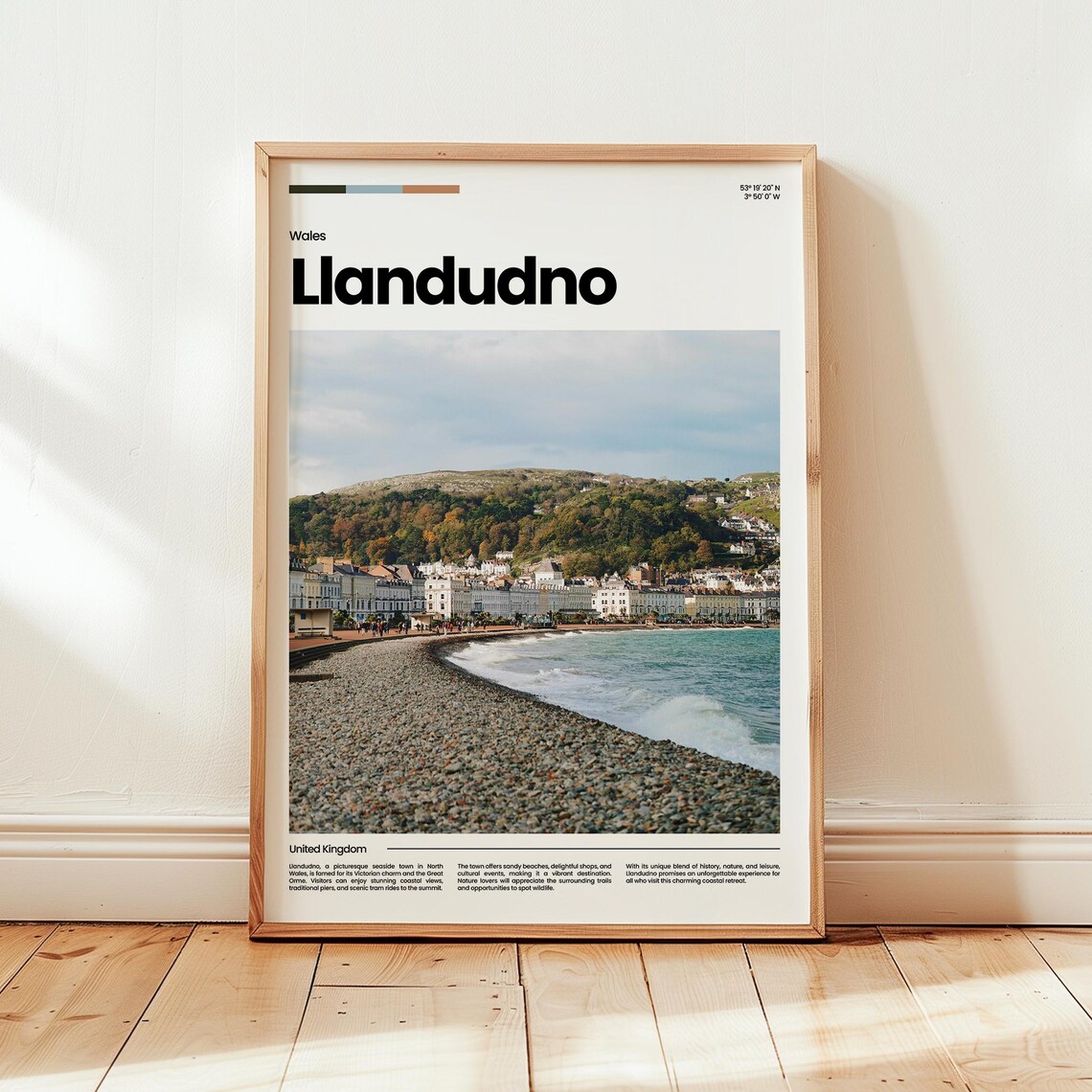 Llandudno Poster Print Photo Wales Travel Gift