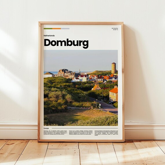 Domburg Poster Print Photo Wall Art Netherlands Travel Gift