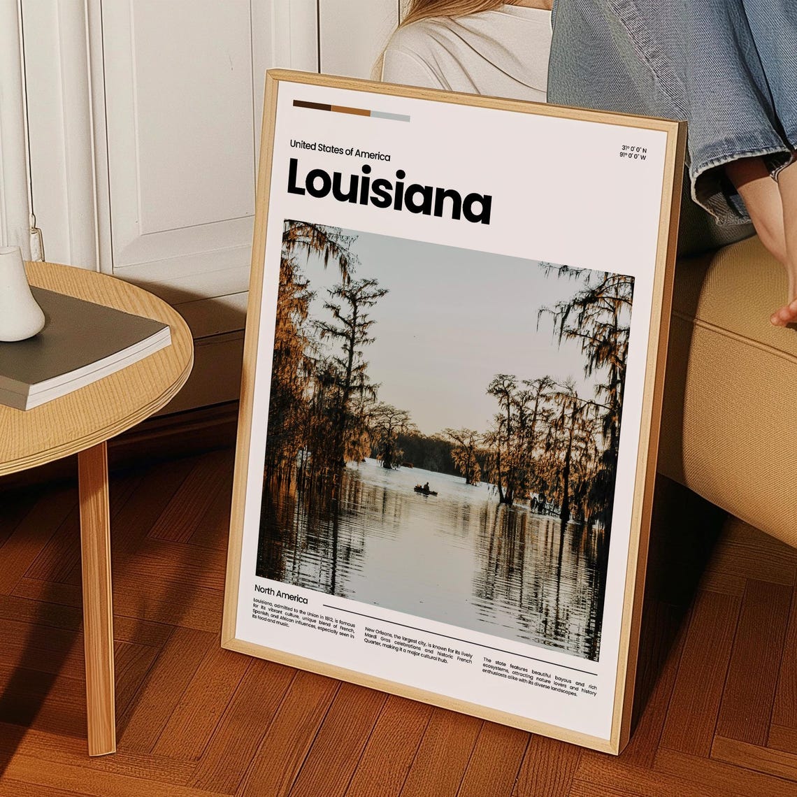 Louisiana Travel Poster Louisiana Poster Louisiana Photo Poster Louisiana Art Print Louisiana Art Usa Poster Travel Gift - Image 3