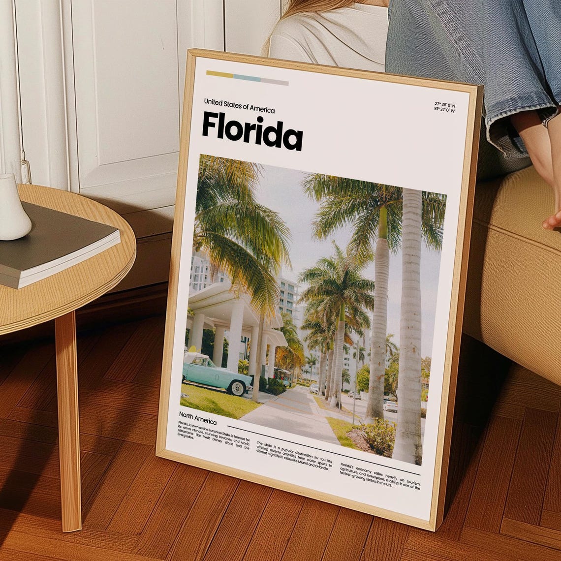 Florida Travel Poster Florida Poster Florida Photo Poster Florida Art Print Florida Art Usa Poster Usa Travel Poster Travel Gift - Image 3