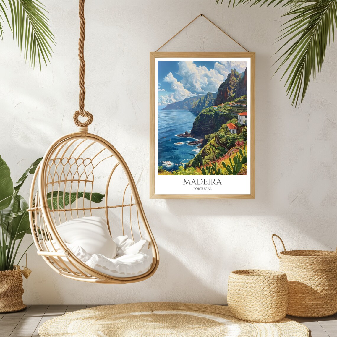 Madeira Travel Poster, Flower Island In The Atlantic - Image 2