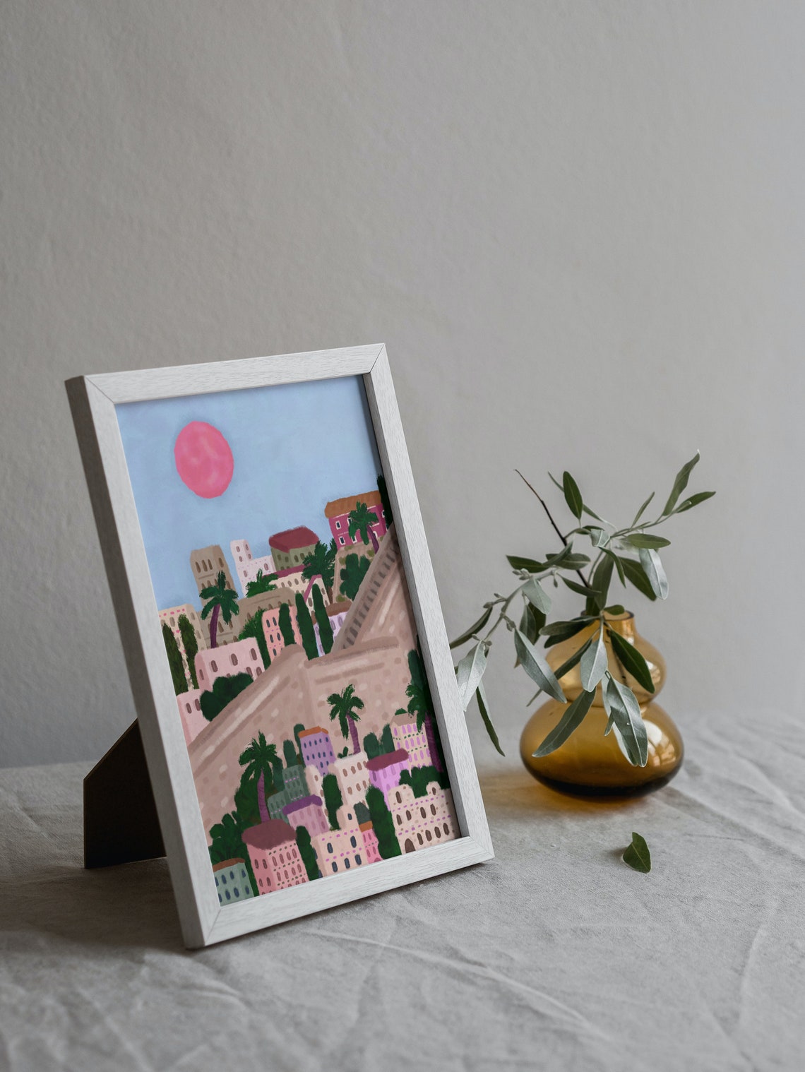 Ibiza Old Retro City Travel Poster - Image 5