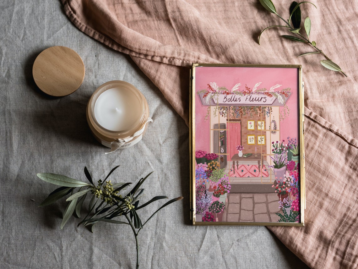 Flower Shop Modern Travel Poster - Image 7