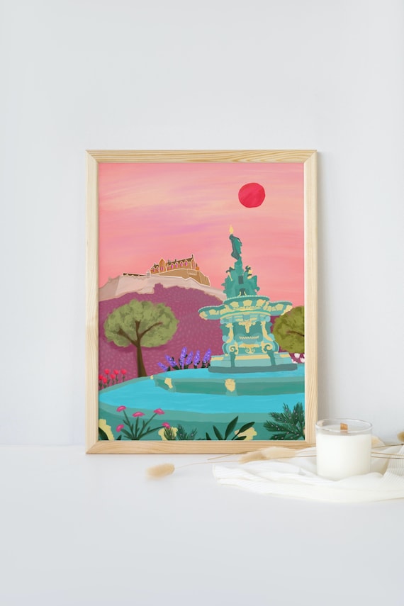Edinburgh Travel Poster