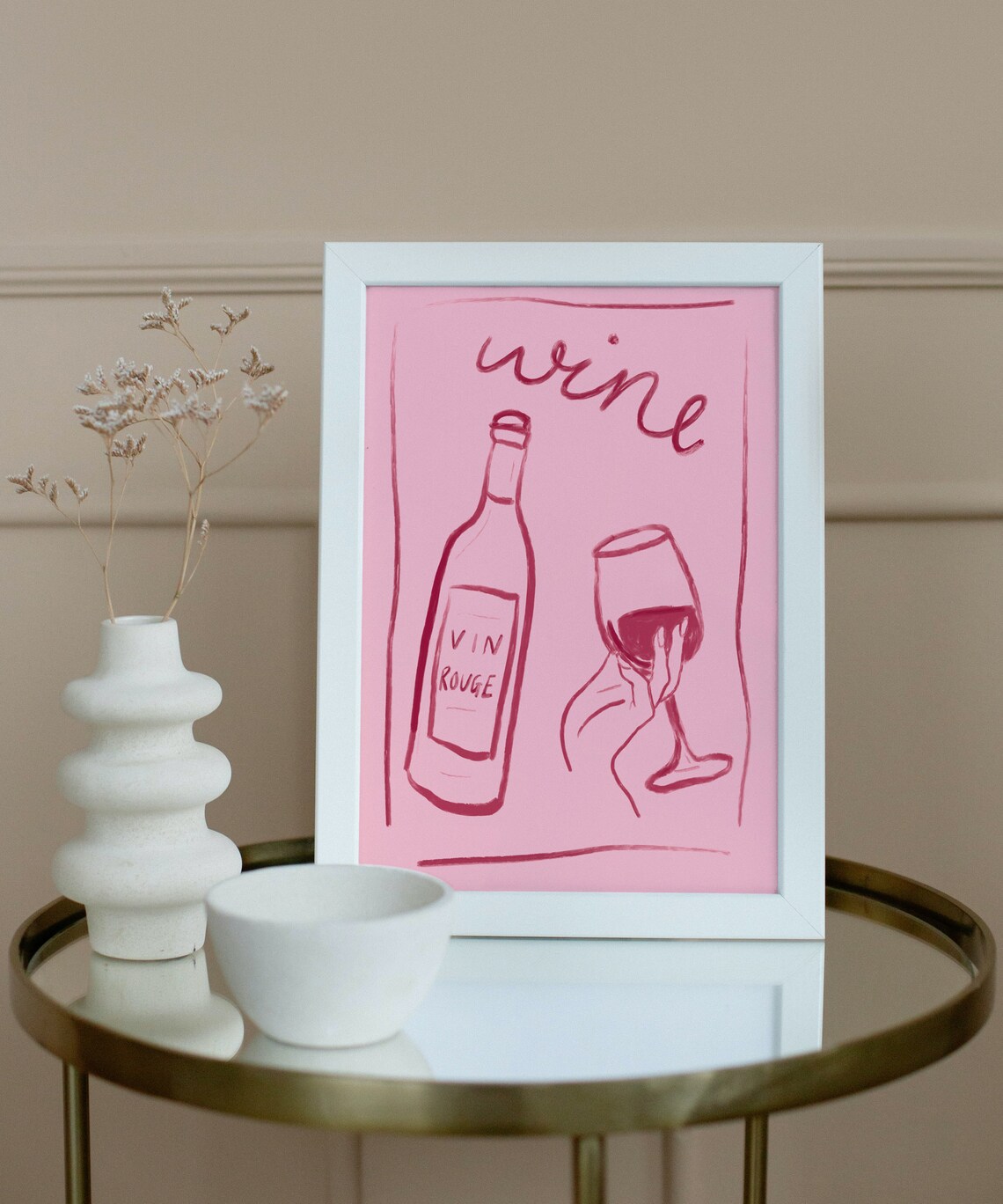 Wine Print, Kitchen Wall Art for Wine Lover - Image 5