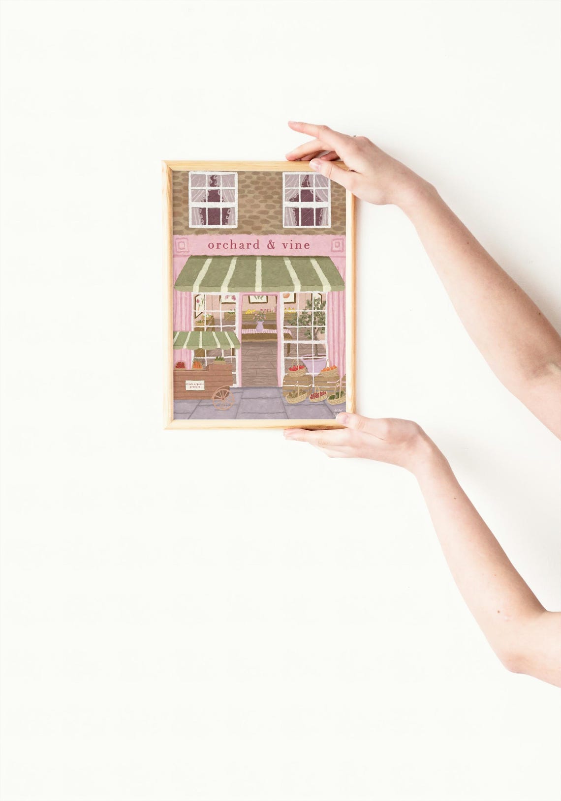Fruit And Veg Store Print, Kitchen Wall Art - Image 4