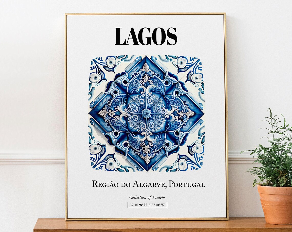 Lagos Regio Do Algarve Portugal Travel Poster