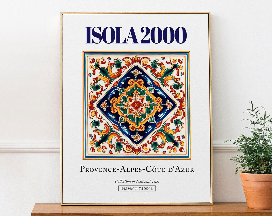 Isola 2000 Provence-Alpes-Côte D'Azur Travel Poster