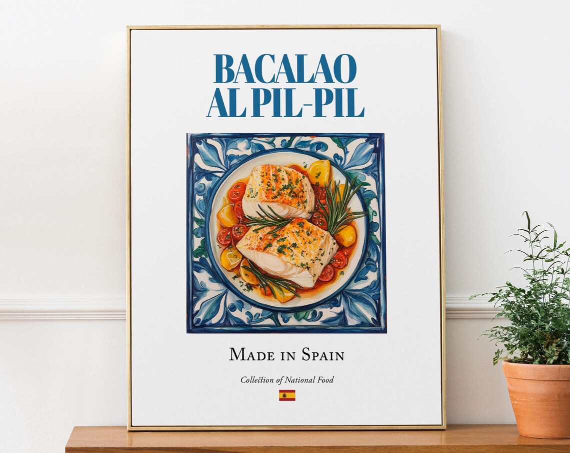 Bacalao Al Pil Pil, Traditional Spanish Cuisine - Image 4