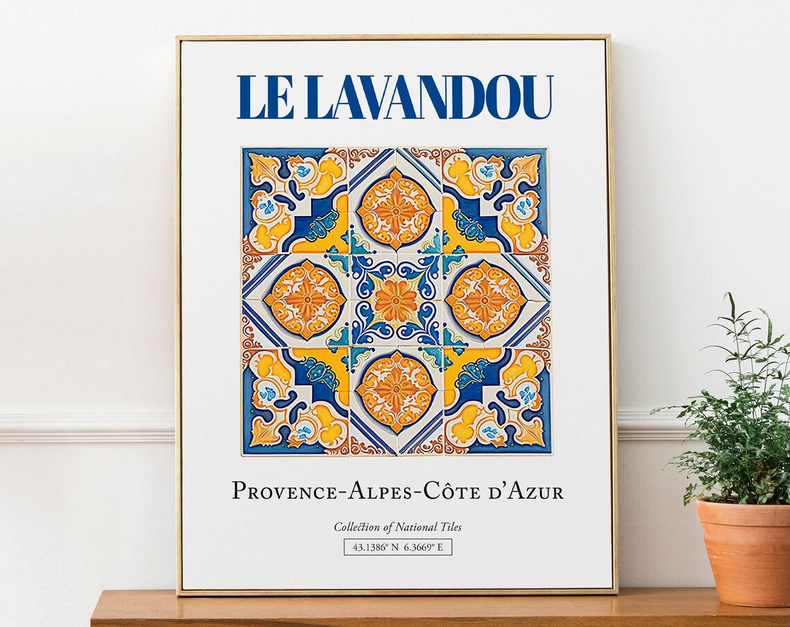 Le Lavandou Travel Poster, Provence-Alpes-Côte d'Azur