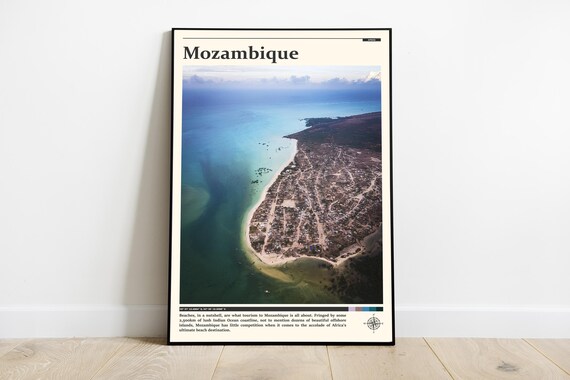 Mozambique Print Mozambique Wall Art Mozambique Poster Mozambique Photo Mozambique Poster Print East Africa Wall Decor