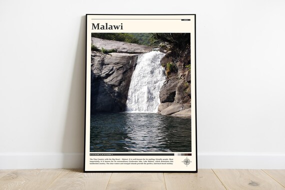 Malawi Print Malawi Wall Art Malawi Poster Malawi Photo Malawi Poster Print East Africa Wall Decor