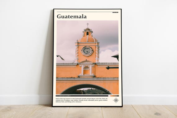 Travel Photography Guatemala Print Guatemala Wall Art Guatemala Poster Guatemala Photo Central America Guatemala Wall Decor