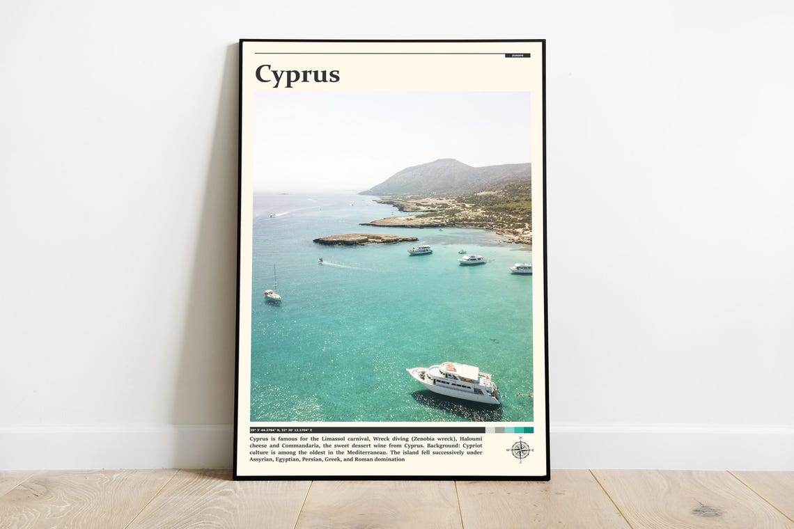 Travel Photography Cyprus Print Cyprus Wall Art Cyprus Poster Cyprus Photo Cyprus Poster Print Europe Cyprus Wall Decor
