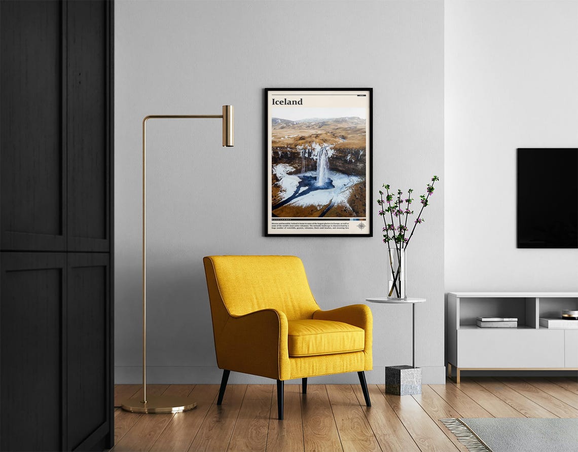 Travel Photography Iceland Print Iceland Wall Art Iceland Poster Iceland Photo Iceland Poster Print Europe Iceland Wall Decor - Image 2