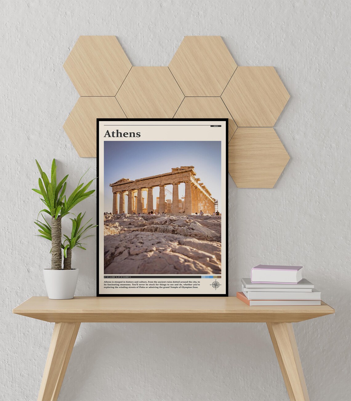 Travel Photography Athens Print Athens Wall Art Athens Poster Athens Photo Athens Poster Print Athens Decor Greece Wall Art - Image 3