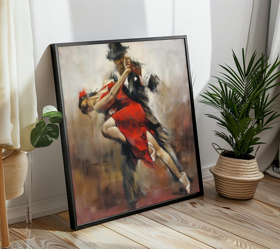 Passionate Tango Dance, Romantic Gift