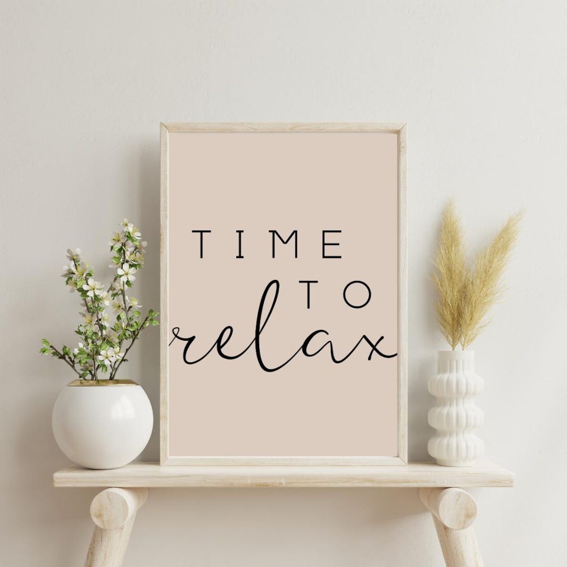 Time To Relax, Home Office Decor - Image 2
