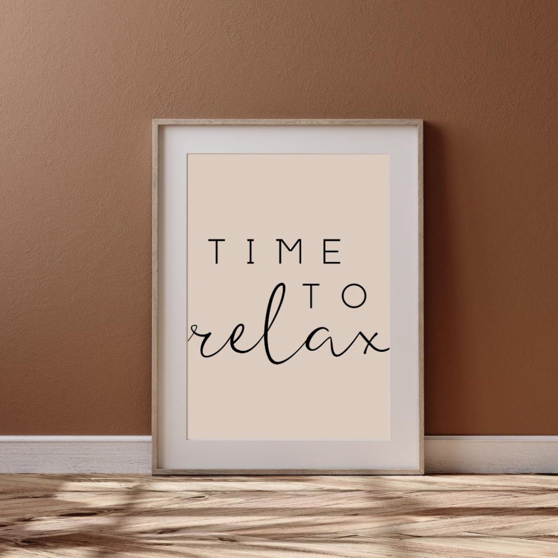 Time To Relax, Home Office Decor - Image 3