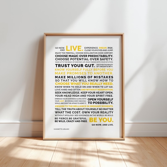 Inspirational Motivational Typography Poster