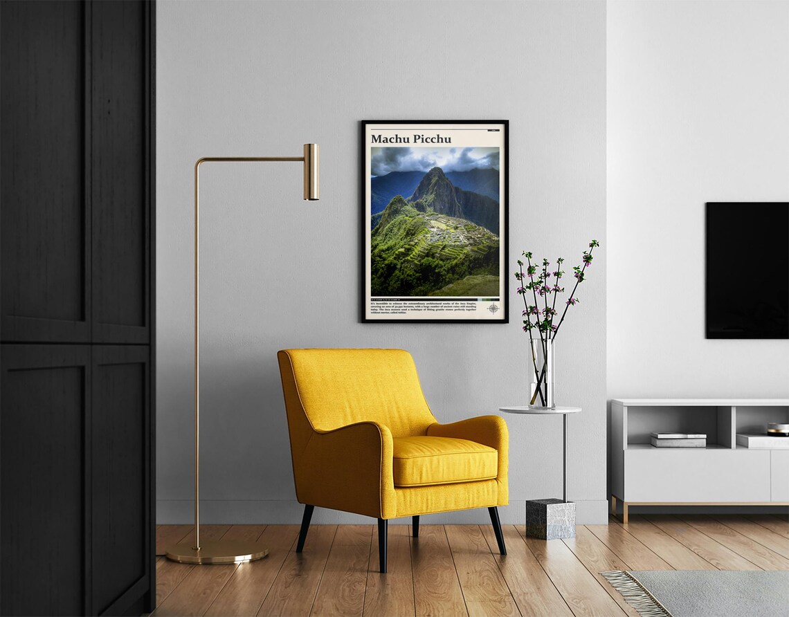 Machu Picchu Ancient Inca Ruins Mountain Peru Landmark Photo Poster - Image 2