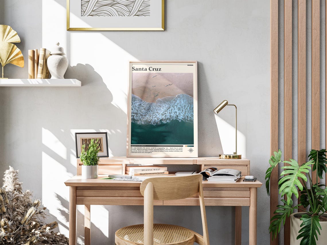 Travel Photography Santa Cruz Print Santa Cruz Wall Art Santa Cruz Poster Santa Cruz Photo Santa Cruz Poster Print California - Image 4