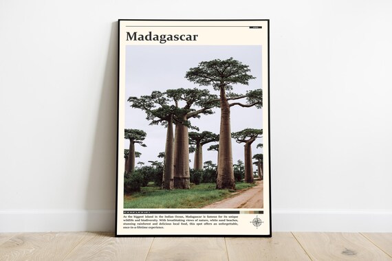 Madagascar Print Madagascar Wall Art Madagascar Poster Madagascar Photo Madagascar Poster Print East Africa Wall Decor