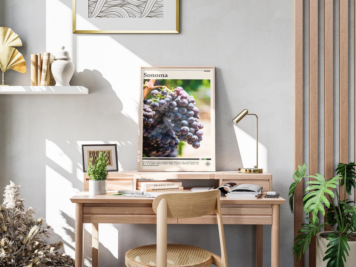 Travel Photography Sonoma Print Sonoma Wall Art Sonoma Poster Sonoma Photo Sonoma Poster Print California - Image 4