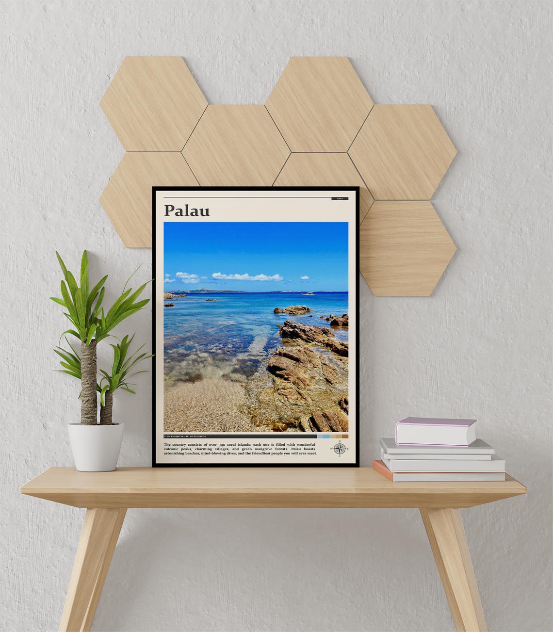 Travel Photography Palau Print Palau Wall Art Palau Poster Palau Photo Palau Poster Print Palau Wall Decor Europe Italy Poster - Image 3