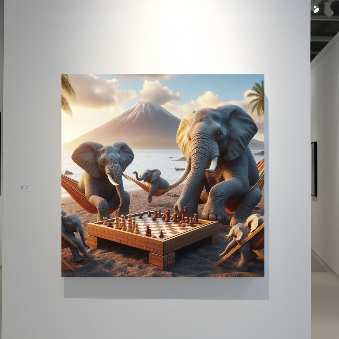 Whimsical Elephants Playing Art Print - Image 3