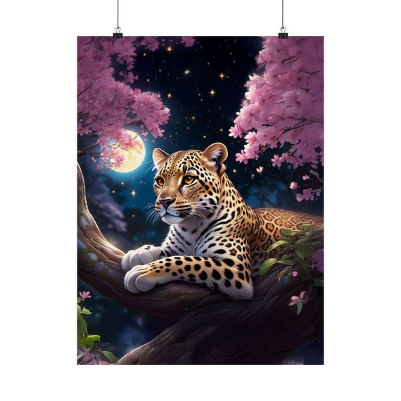 Leopard Whimsical Storybook Animal, Nursery Decor