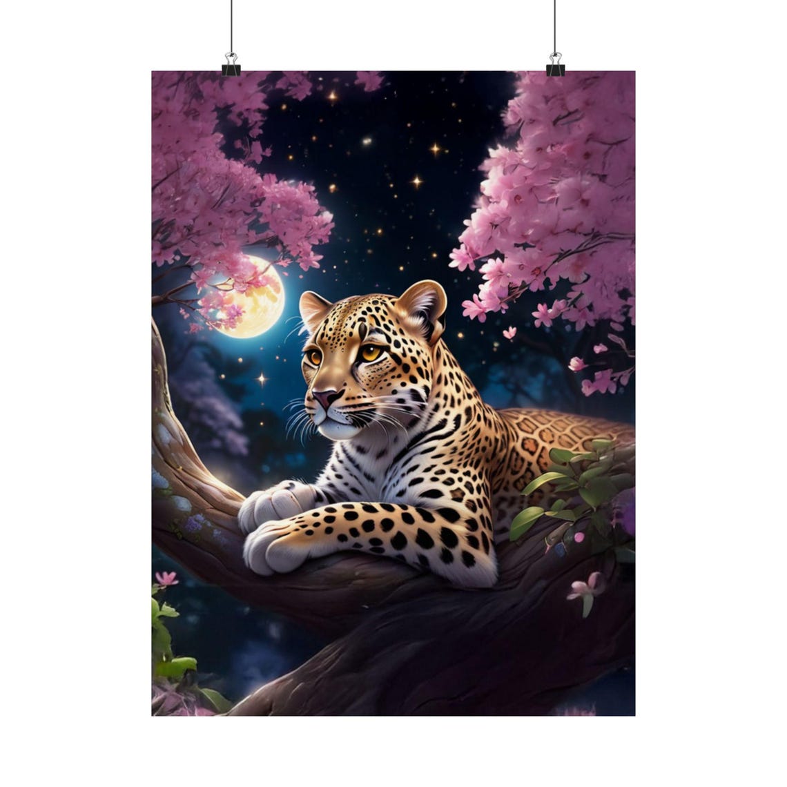 Leopard Whimsical Storybook Animal, Nursery Decor