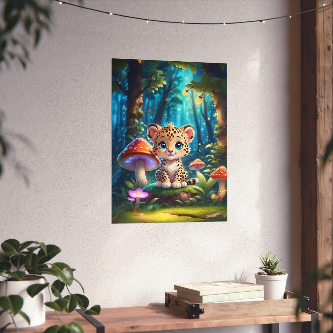 Leopard Whimsical Animal Nursery Decor Art Print - Image 4