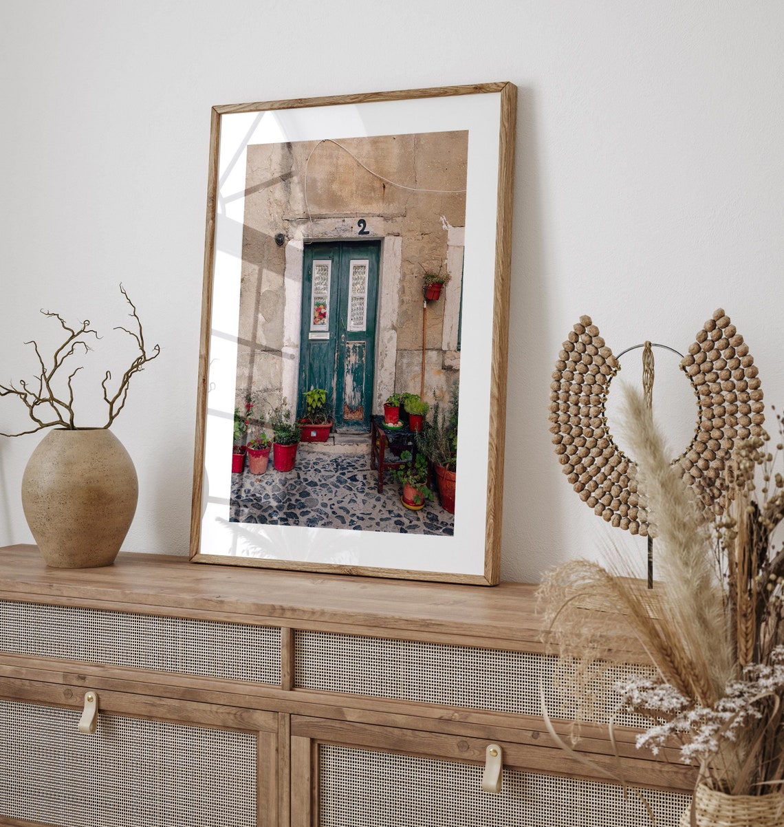 Rustic Wooden Door, Alfama Lisbon Portugal