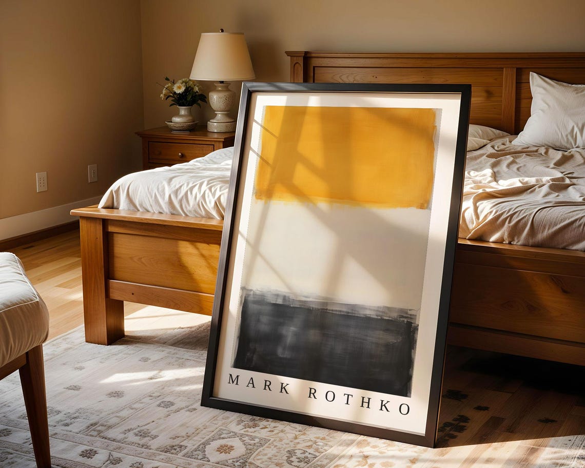 Mark Rothko Poster Abstract Expressionism Color Field Print Mark Rothko Print Modern Abstract Museum Poster Modern Wall Decor - Image 4