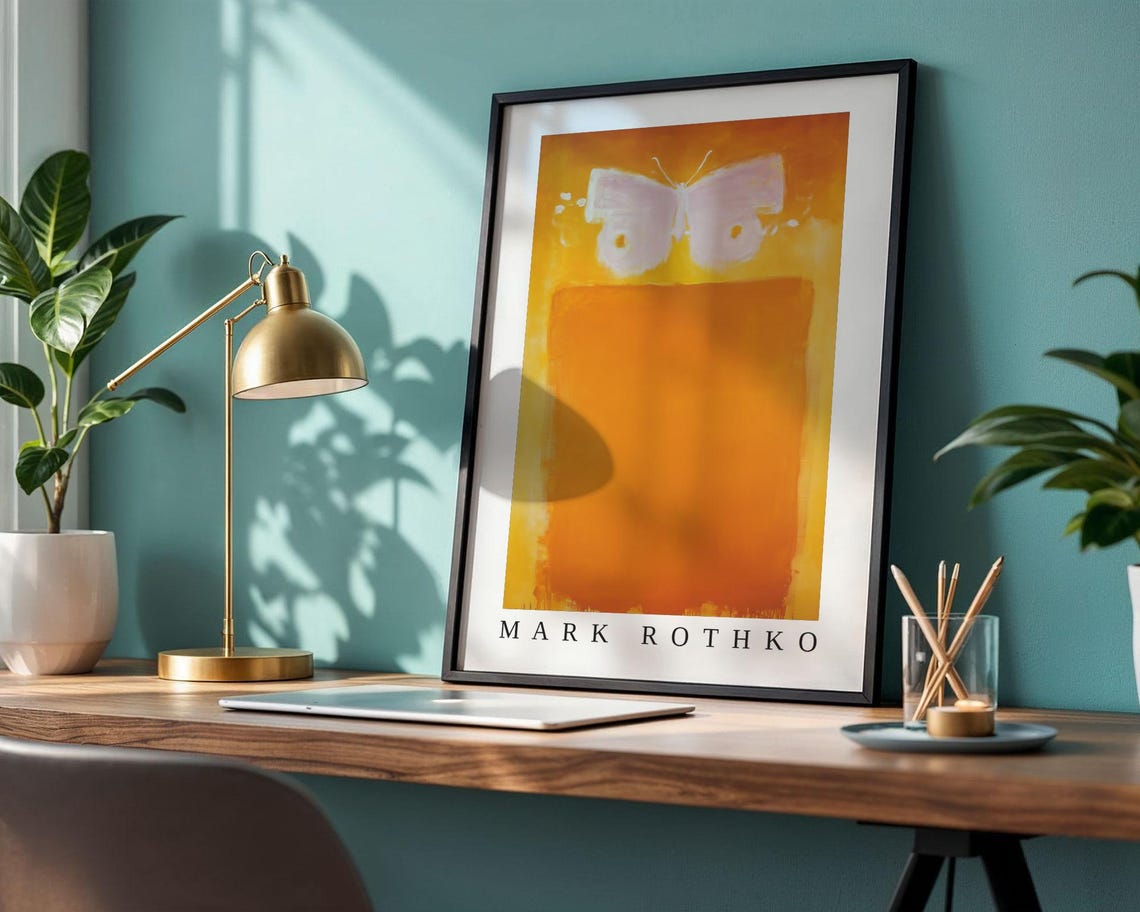 Mark Rothko Poster Abstract Expressionism Color Field Print Mark Rothko Print Modern Abstract Museum Poster Modern Wall Decor - Image 2