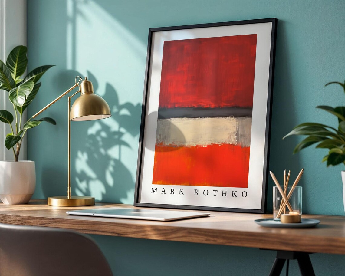 Mark Rothko Poster, Abstract Expressionism Art Print - Image 2