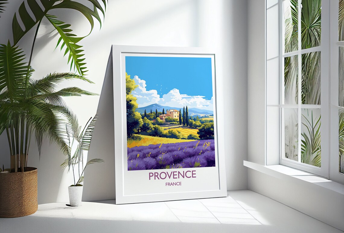 Provence Travel Poster, France Art Print - Image 3