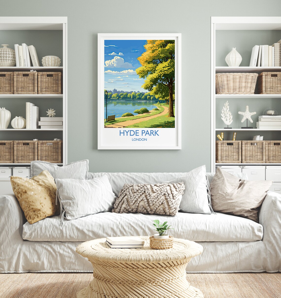 Hyde Park Travel Poster, London Travel Art Print - Image 4