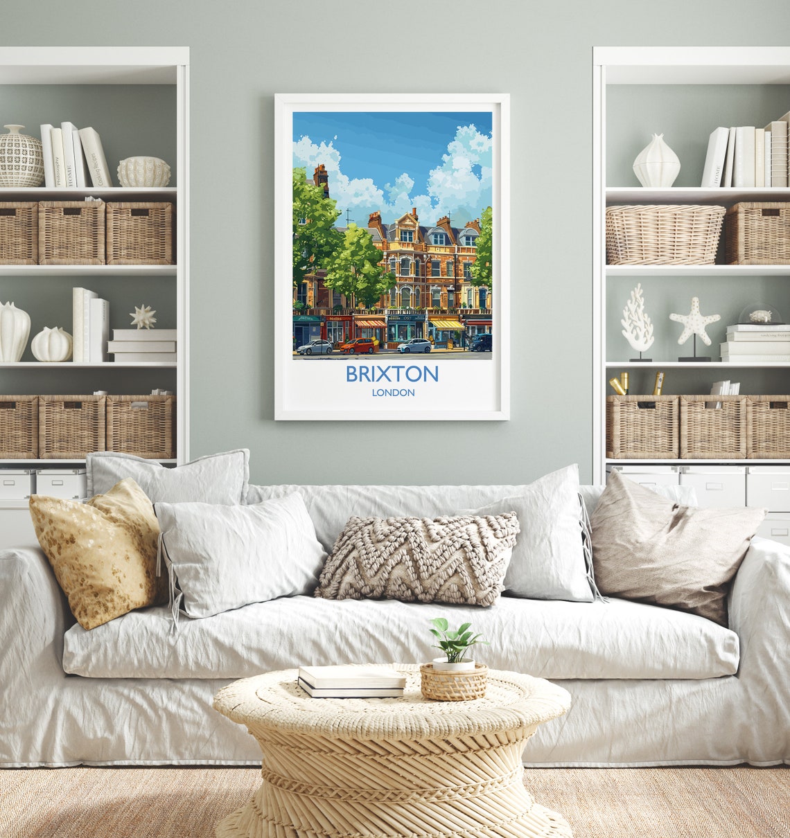 Brixton Travel Print Travel Poster Of Brixton London Poster Brixton Art Gift London Art Lovers Uk Travel Gift - Image 4