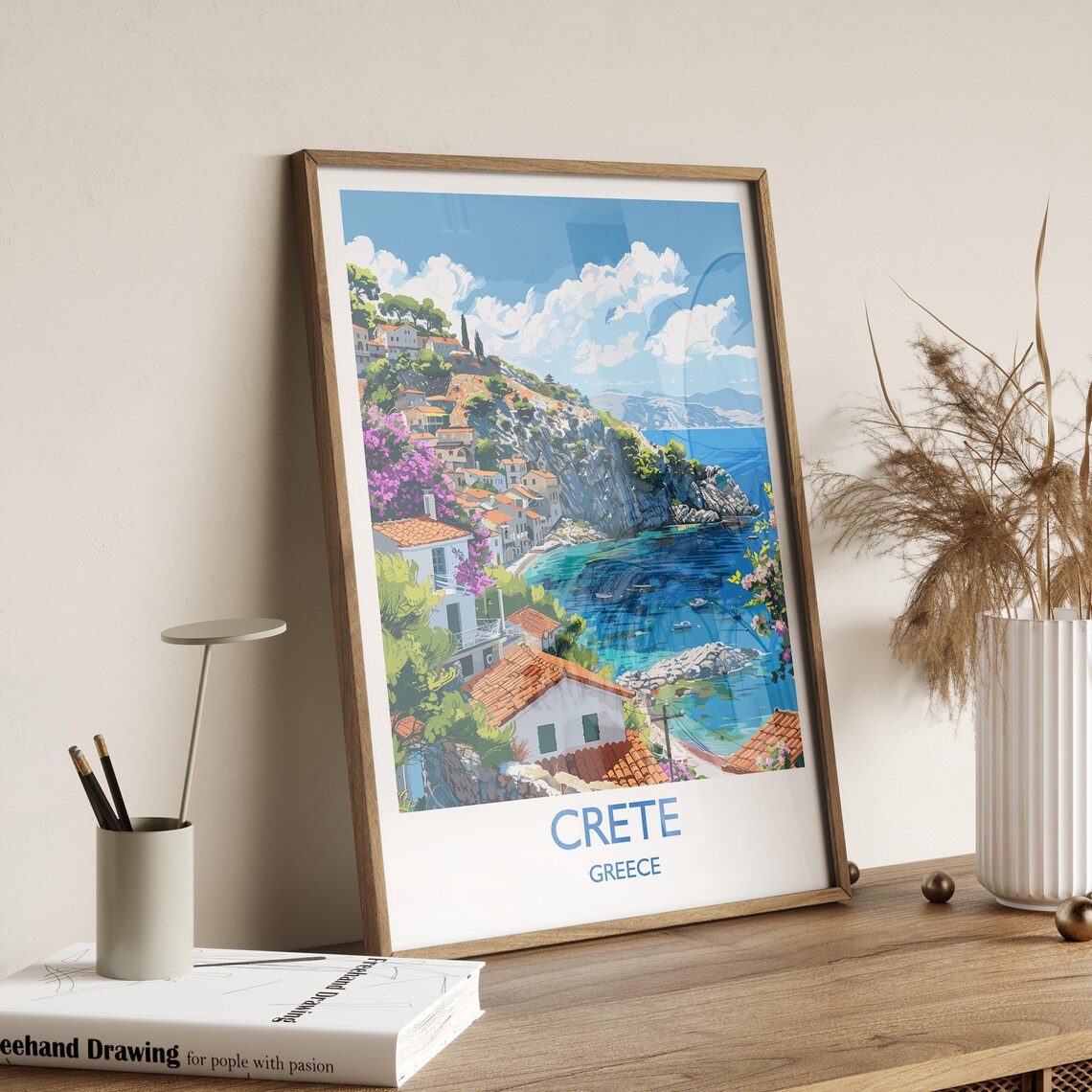 Crete Travel Poster, Greece Island Wall Print - Image 2