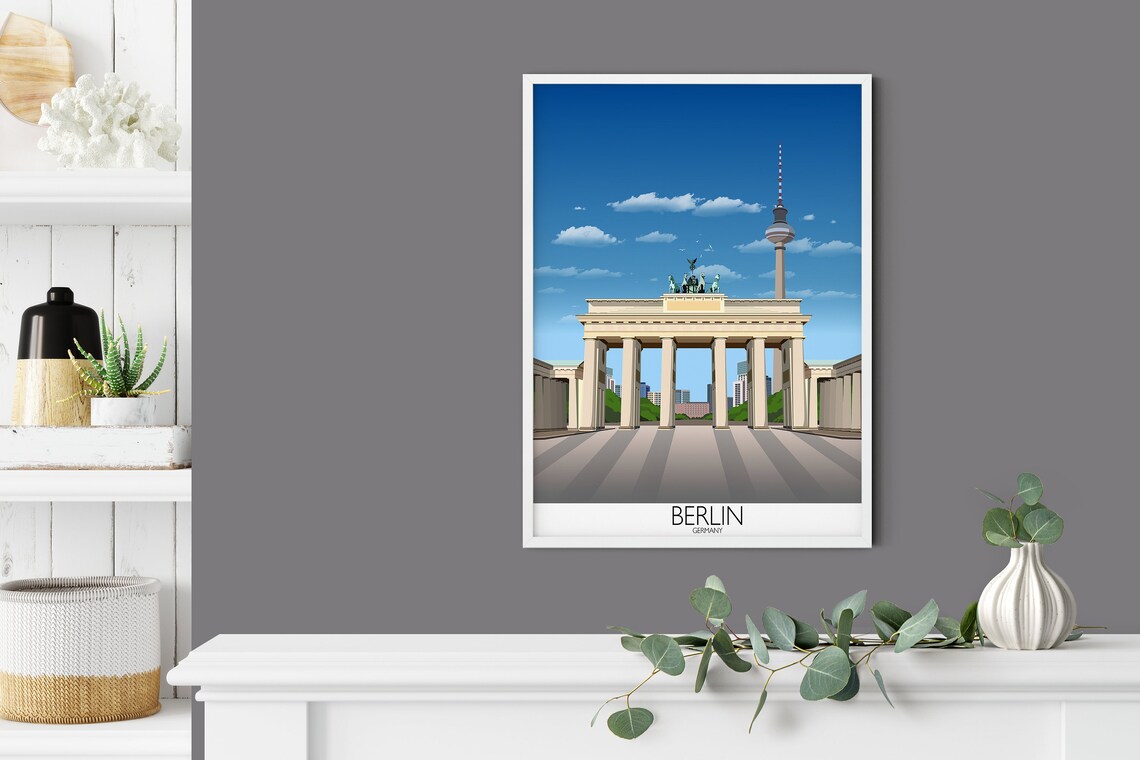 Berlin Germany Travel Print Travel Poster - Image 2