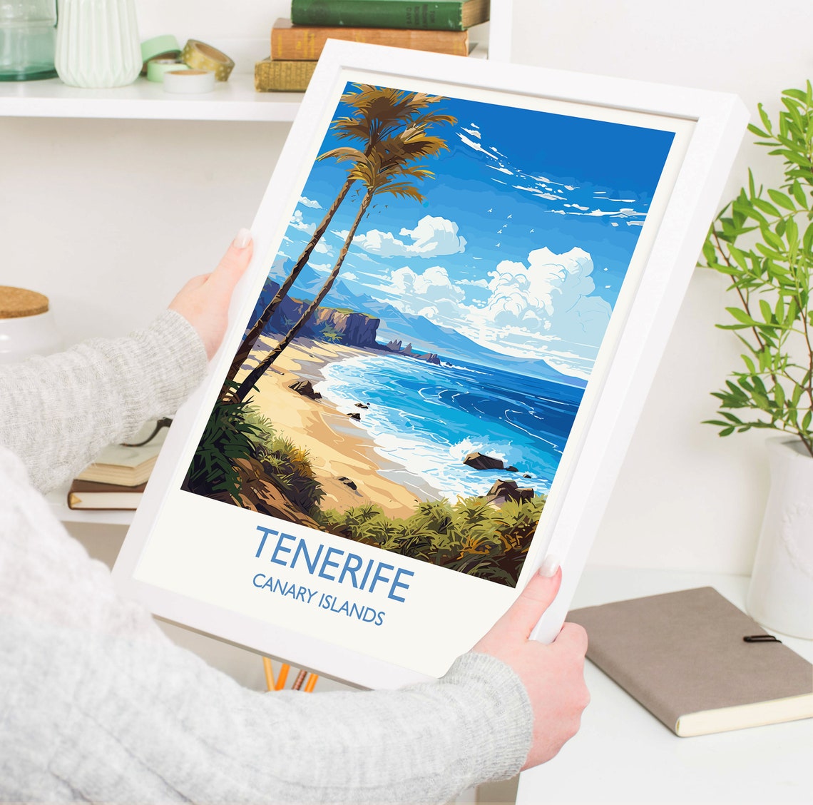 Tenerife Art Lovers Gift Wall Art Print - Image 5