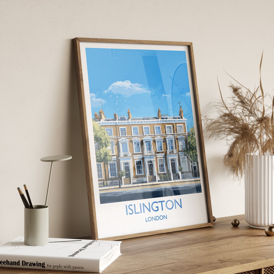 Islington Travel Poster, London Travel Print - Image 3
